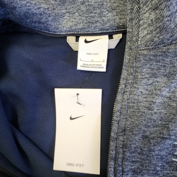 NWT Nike Golf Men's Player Half Zip Pullover PIL 2023 Open Ashen Slate Blue - Picture 6 of 10